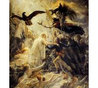RZHRHJES Peinture Poster Peinture sur Toile d'Art Abstrait Tableau les héros français pour lesquels on est mort par Anne Louis Girodet De Roucy Triosson Pour les Décorations pour la Maison 60x90cm