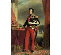 RZHRHJES Peinture Poster Peinture sur Toile d'Art Abstrait Tableau Louis Philippe Ier, roi de France, par Xaver Winterhalter Tableaux sur Toile Pour les Décorations pour la Maison 60x90cm