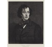 RZHRHJES Vintage Impressions sur Toile Abstrait Tableau Peinture sur Toile Portrait Benjamin Disraeli de Francis Grant Impression Tableaux Pour la Décoration Murale 60x90cm