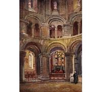 RZHRHJES Vintage Impressions sur Toile Abstrait Tableau Peinture sur Toile Portrait Église normande du Saint-Sépulcre par William Matthison Impression Tableaux Pour la Décoration Murale 60x90cm
