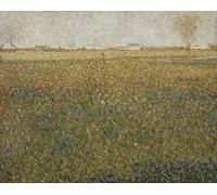 RZHRHJES Vintage Impressions sur Toile Abstrait Tableau Peinture sur Toile Portrait La Luzerne Saint-denis de Georges Seurat Impression Tableaux Pour la Décoration Murale 60x90cm