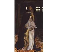 RZHRHJES Vintage Impressions sur Toile Abstrait Tableau Peinture sur Toile Portrait l'esclave par Sir William Blake Richmond Impression Tableaux Pour la Décoration Murale 60x90cm