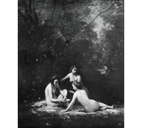 RZHRHJES Vintage Impressions sur Toile Abstrait Tableau Peinture sur Toile Portrait Nymphes sortant du bain de Jean Baptiste Camille Corot Impression Tableaux Pour la Décoration Murale 60x90cm