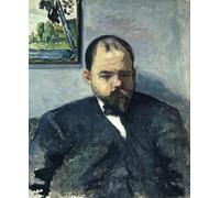 RZHRHJES Vintage Impressions sur Toile Abstrait Tableau Peinture sur Toile Portrait Portrait d'Ambroise Vollard par Pierre Bonnard Impression Tableaux Pour la Décoration Murale 60x90cm