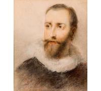 RZHRHJES Vintage Impressions sur Toile Abstrait Tableau Peinture sur Toile Portrait Portrait d'un homme à la fraise par Wladyslaw Czachórski Impression Tableaux Pour la Décoration Murale 60x90cm