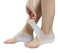 Rziioo Taille fasciite Augmenter plantaires Talons Manches, Tampons Talonnette Invisible, Talonnettes Gel Coussin Grand pour Les Hommes et Les Femmes,4CM