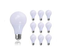 RZL Éclairage, Lot de 10 ampoules LED Blub AC220V E27 3W/6W/9W/12W/15W/18W/21W Lampe de projecteur LED(Warm White,21W E27 AC100-240V)