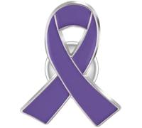 RZLEHORDF - Épinglette de sensibilisation au cancer, épinglette préventive pour soutenir les causes d'otages en Israël et les initiatives contre le cancer, 6X4CM, Métal, Pas de gemme