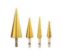 RZLZGBMKM Foret étagé conique en titane for métal, bois, outils électriques for grande vitesse (3-12, 4-12, 4-20, 4-32 mm) foret(3-12)