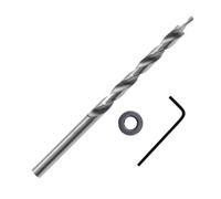 RZLZGBMKM Foret étagé hélicoïdal hexagonal HSS incliné, adapté au gabarit de perçage poche for Kreg 9/9,5 mm for butée for le travail du bois foret(Silver)