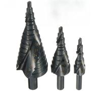 RZLZGBMKM Forets étagés HSS cobalt 4-32 mm, forets for tige triangulaire en spirale for l'azote acier rapide for cône métallique foret(12-32mm 3pcs)