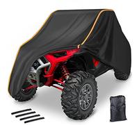 RZR Housse UTV 2-3 Places - de Rangement extérieure étanche 420D très résistante Compatible avec Ranger Commander Defender YXZ 1000R Rhino Maverick Sport ZFORCE General