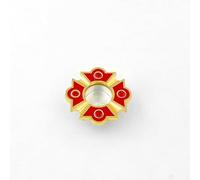 RZRHMUHN Article de religion orthodoxe - Relique d'église - Reliquaire en métal - Prière de Jésus - Cadeau religieux - Fournisseur d'église - 4,1 cm - Rouge - Taille S