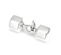 RZRPYFMM S925 Pendentif Haltère En Argent Sterling Pour Homme, Collier Gothique Vintage En Corde De Chanvre Bagua,Argent,Single Pendant