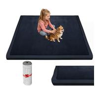 RZUMXOPY Tapis de Jeu Bébé Antidérapant, Doux et Confortable Tapis Tatami Épais 2 cm Mousse à Mémoire de Forme Grand Tapis d’Éveil et de Motricité pour Bébé, Tapis de Sol Enfant 200 x 200 cm