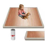 RZUMXOPY Tapis D'éveil Bébé Tapis de Jeux avec Mousse Mémoire de Haute Qualité, Fond Antidérapant Lavable en Machine Tapis de Sol Bebe pour Enfant Chambre et Parc Enfants 50 x 200 cm