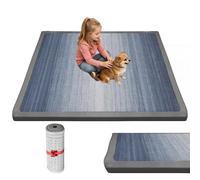 RZUMXOPY Tapis D'éveil Bébé Tapis de Jeux avec Mousse Mémoire de Haute Qualité, Fond Antidérapant Lavable en Machine Tapis de Sol Bebe pour Enfant Chambre et Parc Enfants 120 x 250 cm
