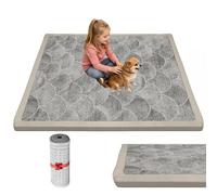 RZUMXOPY Tapis D'éveil Bébé Tapis de Jeux avec Mousse Mémoire de Haute Qualité, Fond Antidérapant Lavable en Machine Tapis de Sol Bebe pour Enfant Chambre et Parc Enfants 160 x 200 cm