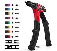 Rzx 20,3 cm Rivet Écrou Pistolet M3 M4 M5, M6, 1/4-20 M10-24, 8-32, 6-32, pince à riveter Rivet Gun, outils de rivetage avec système de réglage Écrou