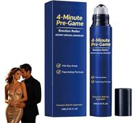 RZXEA 4-Minute Pre-Game Erection Roller, Vitality Erection Roller for Men, Gentle Fast-Acting Formula for Extended Time, Quick Effect, Suitable for Everyone (1 Pcs)
