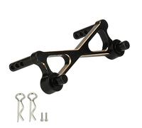 RZXYLRC Support de poteau de carrosserie avant en laiton noir pour Axial SCX24 C10 1/24 RC Crawler Car Upgrade Accessoires, 6,6 g