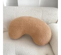 RZYW Coussin De Forme Spéciale De Style Nordique, Coussin en Peluche, Coussin Doux Noué, Coussin De Canapé, Coussin Décoratif pour Canapé, Lit, Salon,Milk Tea Color 4,53 * 28CM