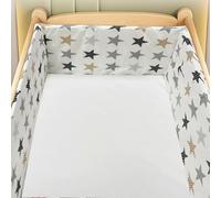 RZYW Guardilla Suave Y Resistente Ajuste Suave,Transpirable Parachoques Cuna Borde Del Amortiguador,A07,180 * 30CM