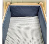 RZYW Guardilla Suave Y Resistente Ajuste Suave,Transpirable Parachoques Cuna Borde Del Amortiguador,A10,150 * 30CM