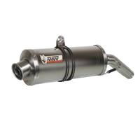 MIVV Silencieux Slip-On Oval S.010.LX1 Acier inox Homologué Suzuki SV 650 2003