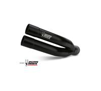 Pot D'echappement Mivv Double Gun Acier Noir Suzuki Gsr 750 2011 > 2016