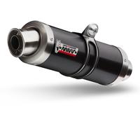 MIVV Silencieux d'échappement GP Inox Noir pour Suzuki Van Van 200 2016-2018