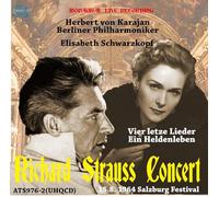 ヘルベルト・フォン・カラヤン指揮ベルリンフィル、エリザベート・シュワルツコップ（S） リヒャルト・シュトラウス：四つの最後の歌、交響詩
