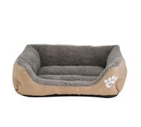 S-3XL Grand lit pour Chien et Chat, Niche Chaude et Confortable, en Polaire Douce, Tapis de Maison, Niche imperméable pour l'été et l'hiver