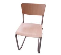 S 43 ST Tube d'acier Classique Piétement luge CHÊNE VERNIS CLAIR Thonet OFFRE SPECIALE - S 43 ST