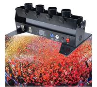 s à Confettis Électrique Lanceur portable, machine à pour quatre événements, pour mariages, discothèques, concerts, fêtes, clubs, mariages et théâtres