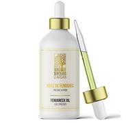 S.A HUILE DE FENUGREC pour Poitrine et fesse, Cheveux & ongles -100 ML - huile fenugrec pure et naturelle - Macérât huileux de graines de fenugrec - flacon en verre avec pipette