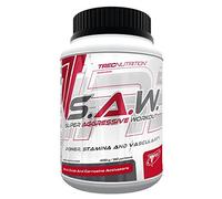 S.A.W. POWDER 400g MUSCLE, STRENGTH SUPER AGGRESSIVE WORKOUT SAW TREC NUTRITION FREE P&P