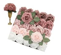 s Artificielles,25 Pièces Décoration Fête Dégradé | Composition Élégante pour Art Floral Centre de Table Intérieur Extérieur