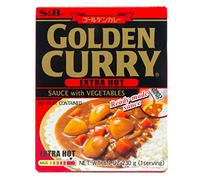 S & B GOLDEN CURRY EXTRA CHAUD 230gr - très épicé avec des légumes