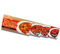 S&B Golden Curry Sauce Mix 240g (Mild), Golden Curry Sauce Mix 240g (Medium Hot), Golden Curry Sauce Mix 240g (Hot), Golden Curry Sauce Mix 240g (Extra Hot) Bundle 4-pack by S&B