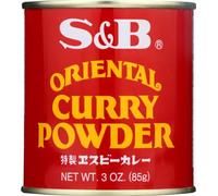 S&B Poudre de curry, oriental, 85 g - Lot de 4