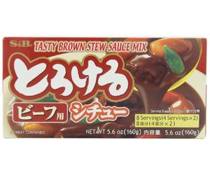 S&B Tasty Beef Stew Sauce Mix, 5.6-Ounce