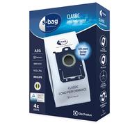 Electrolux Sacs d'aspirateur E201S S-Bag Long Performance – 4 sacs 3,5 l Powerflow, fermeture auto