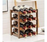 s Bambou modulaire jusqu'à 9 bouteilles - Construisez selon vos besoins ou kit d'extension pour bar, cave à vin, sous-sol, garde-manger, cuisine (3 couches) 3 couches (couleur : 4 couches)