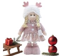 s Bébé en Tissu - Douce et Mignonne Jouet Sécurisé | Jouet Sûr et Réaliste aux Jambes Articulées pour Filles Amis Collègues Cadeau Anniversaire Saint-Valentin