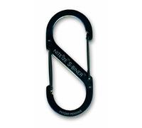 S-Biner SB201 Mousqueton s-biner inox 5 x 2,2 cm Noir