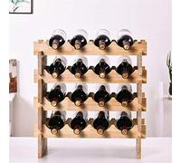 s Bois modulaire Achetez un kit complet ou d'extension avec 3 niveaux pour jusqu'à 12 bouteilles - Construisez comme vous en avez besoin (3 niveaux) 3 couches (couleur : 3 couches)