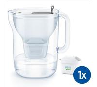 S BRITA Carafe filtrante Style XL Gris clair (3,6L) Incl. 1 cartouche MAXTRA PRO All-In-1 - Filtre Réduit le calcaire, le chlore, les pesticides, les métaux comme le plomb et le cuivre