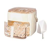 s Bucket, Ice Tray with Bin, 48 Cavity Press Portable Container with Lid, Durable Cubes Maker Material, Chilling Tool for Juice and Beverage, Storage Bin for Kitchen and Parties