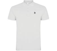 S&C - Polo Homme Manches Courtes 100% Coton Piqué, Coupe Classique, Casual, Couleur Unie, 3 Boutons, Conçu en Espagne, Regular Fit, Voir Guide, Blanc, M